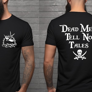 Pirate svg Bundle Pack Dead Men Tell No Tells Jack Sparrow Tattoo SVG Combo