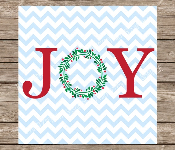 Download Joy svg Christmas svg svg svg files for cricut Wreath svg | Etsy
