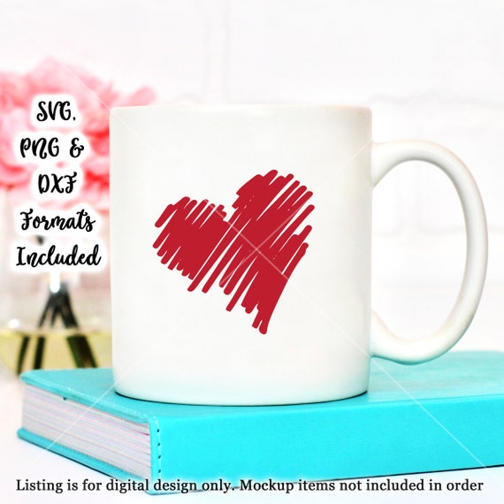 Heart Svg Sketch Heart Doodle Svg Love Svg Valentine Svg Etsy
