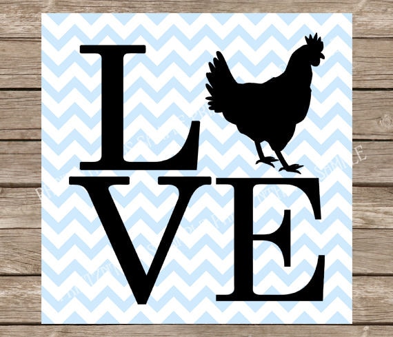 Download Love svg Chicken svg Farm svg Chicken svg svg files svg | Etsy