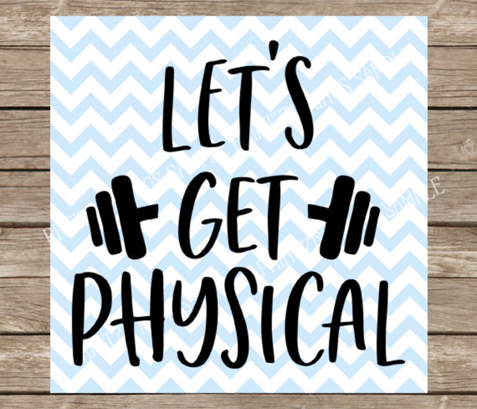 Lets get physical. Lets get physical