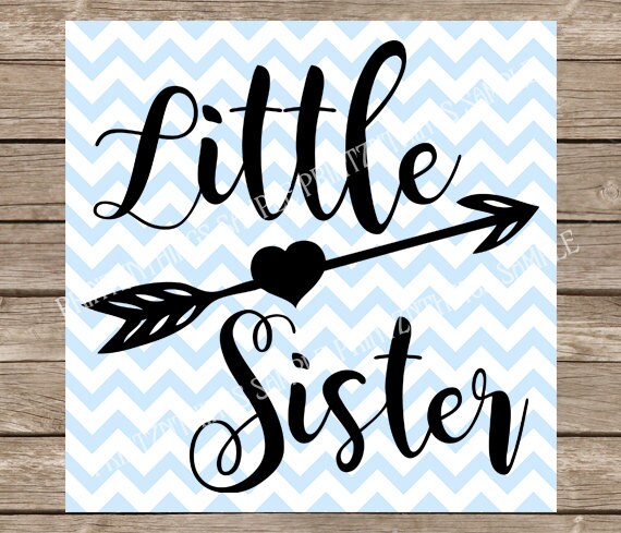 Download Little Sister svg Sister svg Sisters svg Family svg Arrow ...