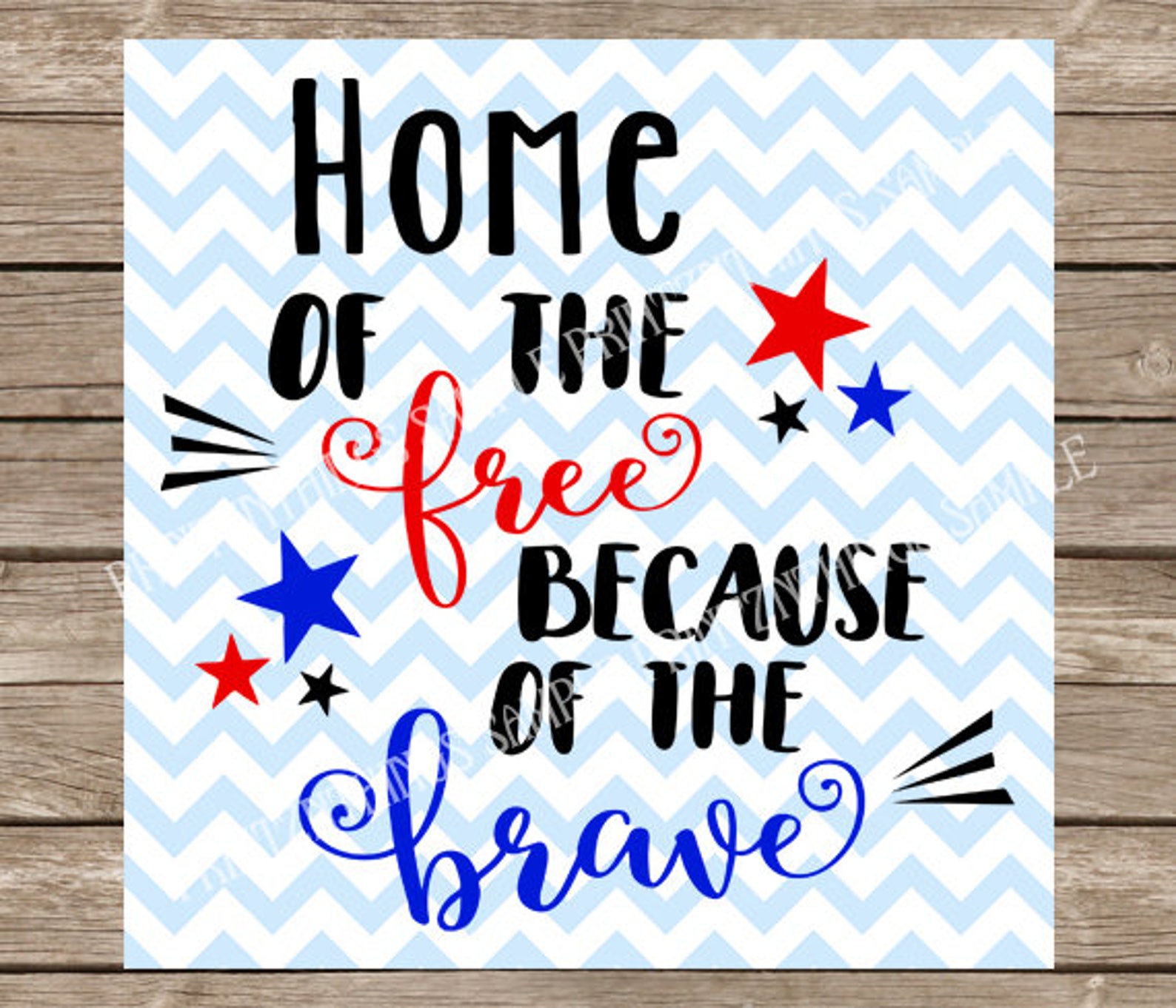 Download Home of the Free Because of the Brave July Fourth svg 4th ...