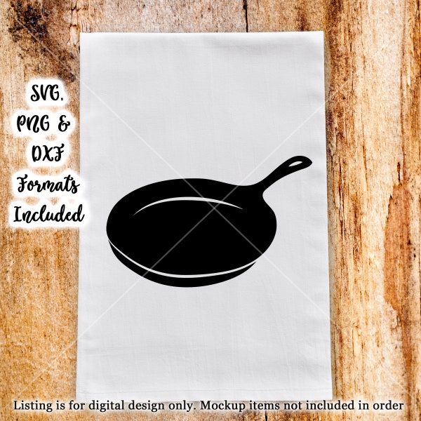 Frying Pan svg - Skillet Kitchen Utensil Chef's Cooking Cricut Cutting File