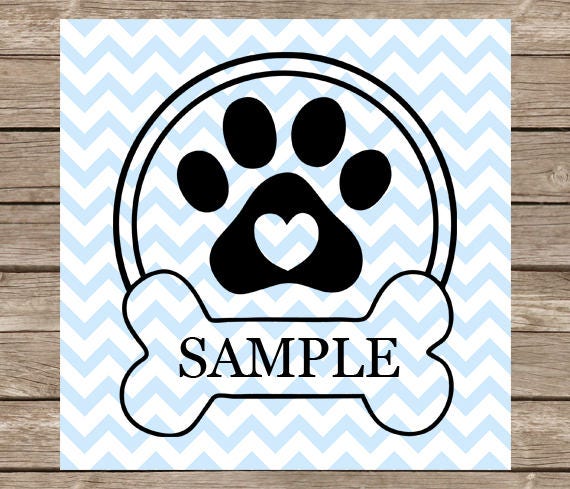 Download Dog Svg Circle Monogram Svg Pet Svg Monogram Svg Paw Print Etsy