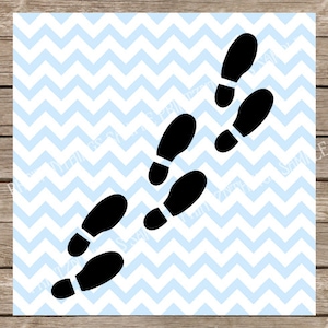 Footprints svg, Footprint svg, Mystery svg, Detective svg, Map svg, svg files for cricut, svg files, svg designs, silhouette cameo, feet svg