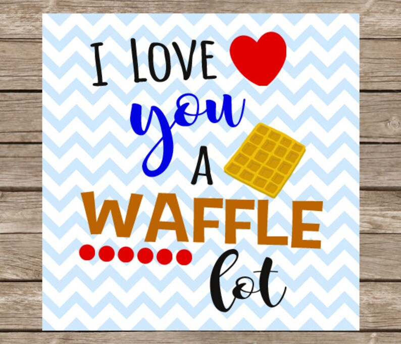 Waffle Svg Love Svg Heart Svg Svg Files Waffle Shirt Svg Etsy