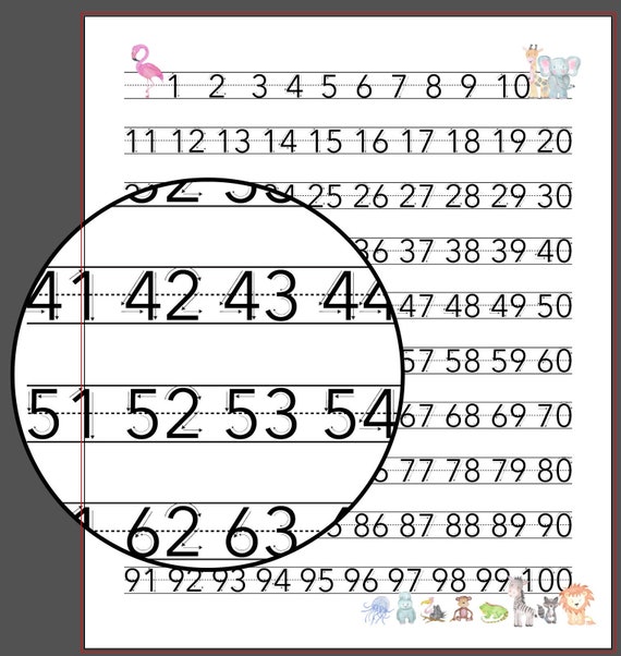 Digital Download Home School Number Chart Alphabet Learning | Etsy