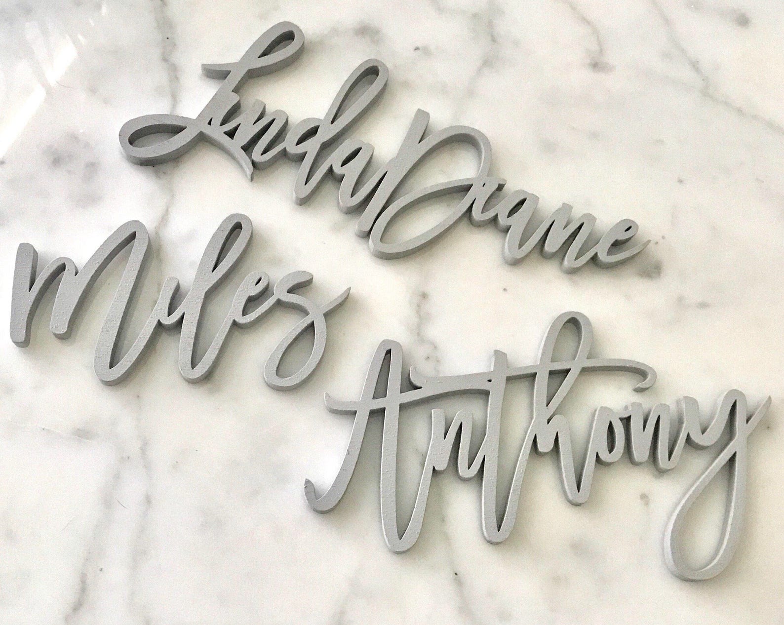 Laser Cut Place Cards Names Custom Laser Cut Names / Escort Etsy