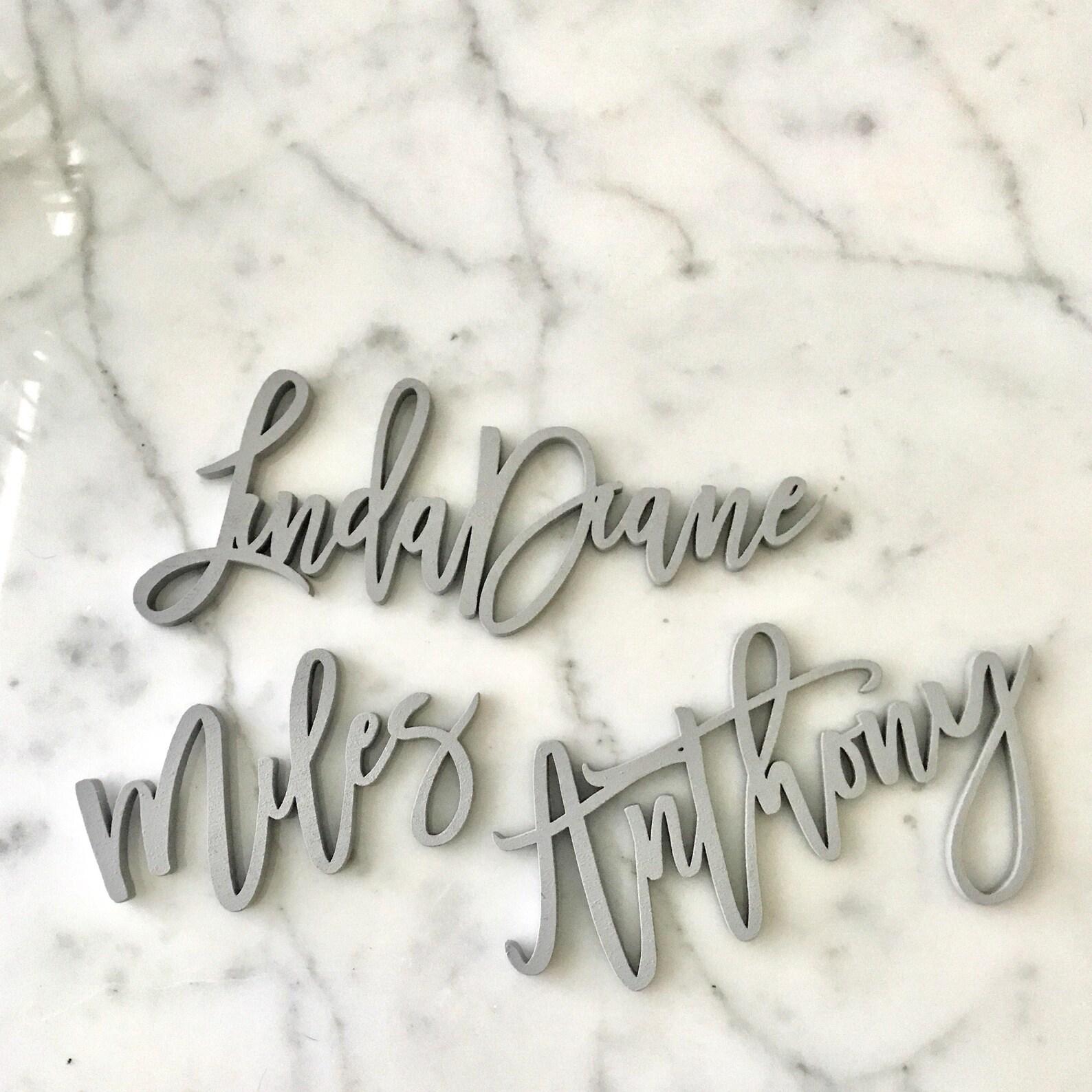 Laser Cut Place Cards Names Custom Laser Cut Names / Escort Etsy