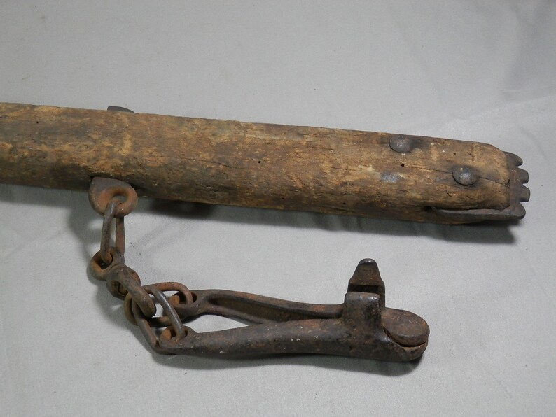 Antique Townsend Fence Stretcher Wood Iron 36 Barb Wire Etsy