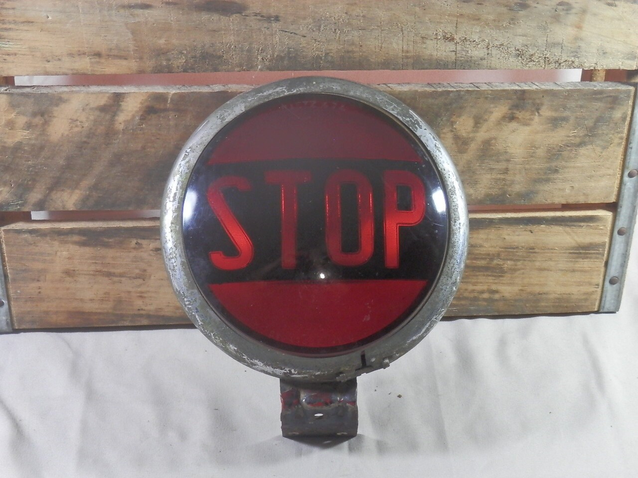 Antique STOP Tail Light School Bus Fire Truck Police Car Etsy