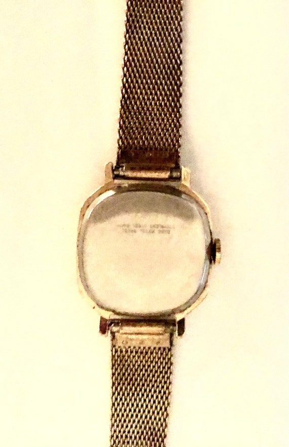 Vintage Timex Gold Platted Stainless Steel Watch. - image 3
