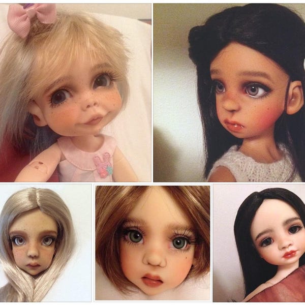 BJD Face-Up comission 'naturel - LUXgrade'