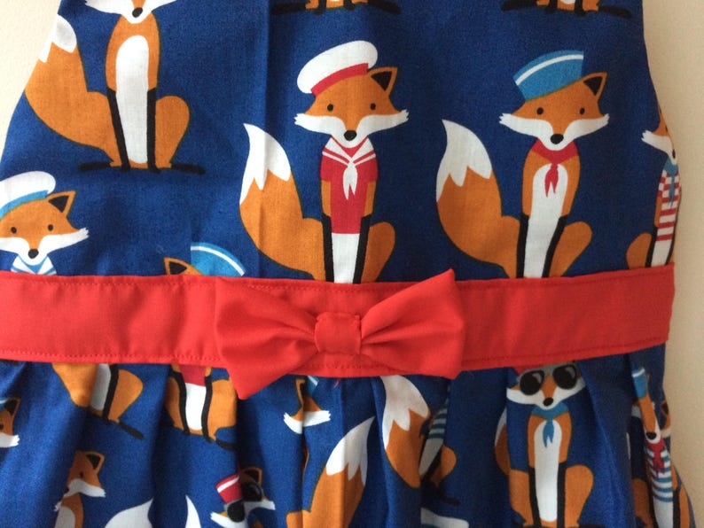 Fox Dress Fox Print Fox Gift Fox Clothes Baby Fox Etsy