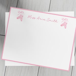 Pacchetto di cancelleria personalizzata, regalo per insegnante di danza, biglietti di auguri, set regalo personalizzato per insegnanti, buste incluse, cancelleria personalizzata, personalizzato