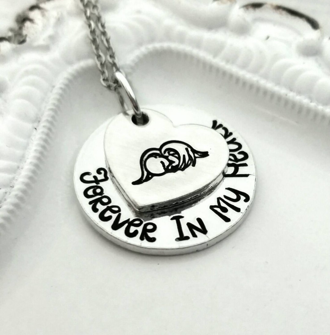 Baby Memorial Necklace Infant Loss Necklace Baby Loss Etsy
