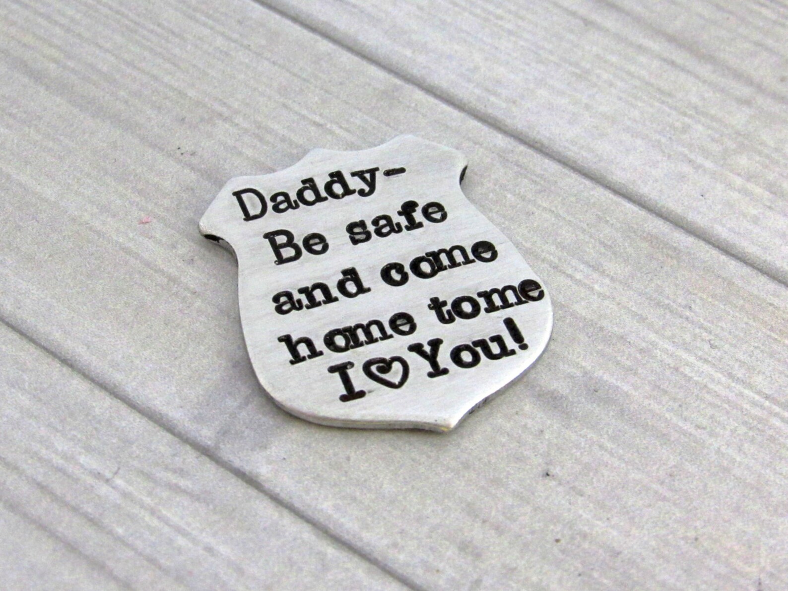 Police Badge Wallet Insert Custom Wallet insert Hand Etsy