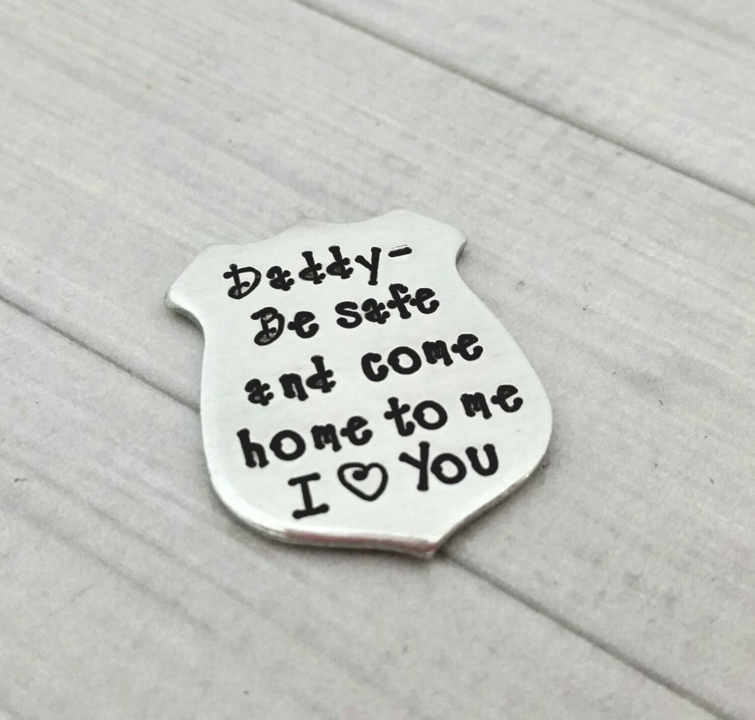 Police Badge Wallet Insert Custom Wallet insert Hand Etsy