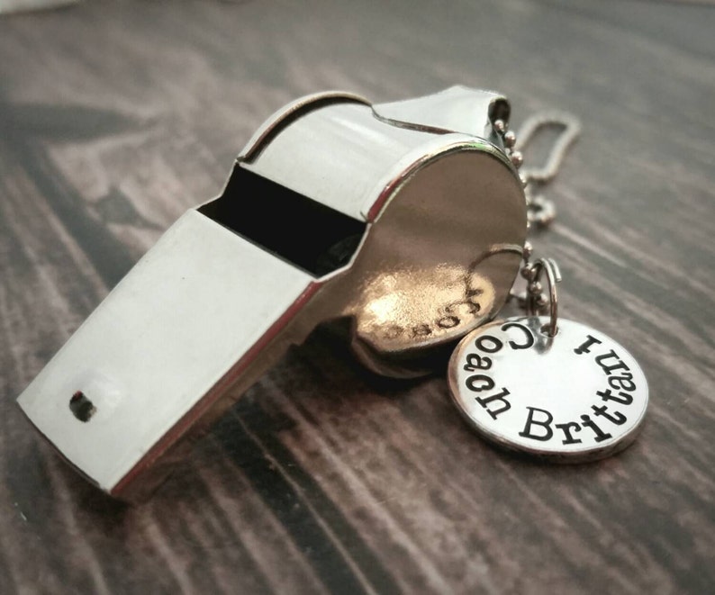 Coach name whistle personalized coaches whistle stainless Etsy