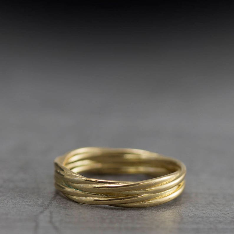Men Wedding Ring Knot Ring Gold Ring Man Wedding Ring - Etsy