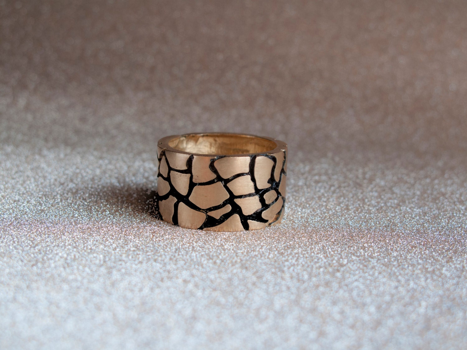 Texture Ring Desert Ring Cracks Ring | Etsy