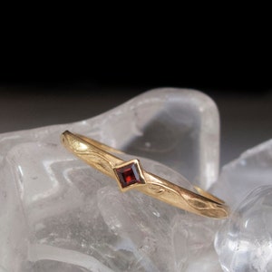 Red Garnet Ring