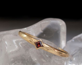 Red Garnet Ring