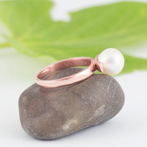 Gold Pearl Ring