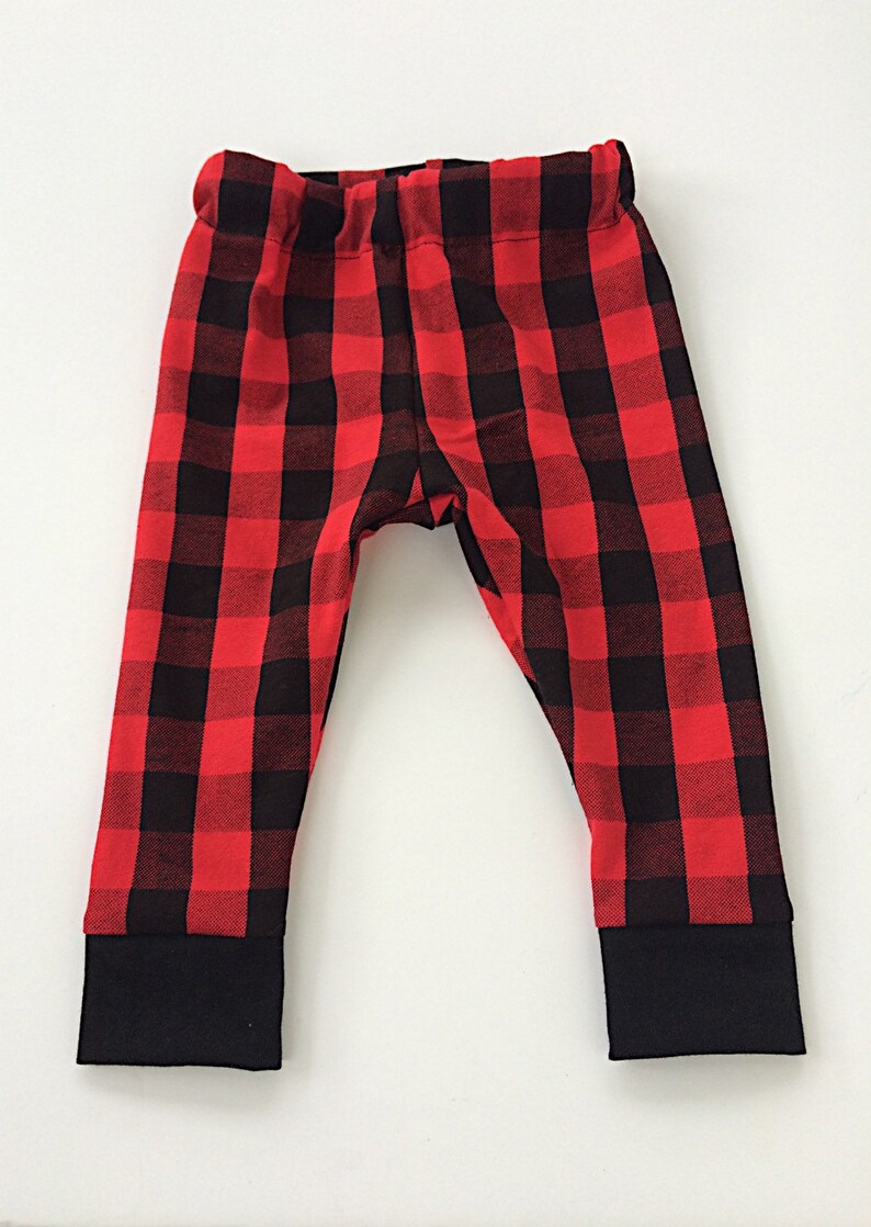 Buffalo Plaid Baby Boy Christmas Outfit Holiday Plaid Etsy