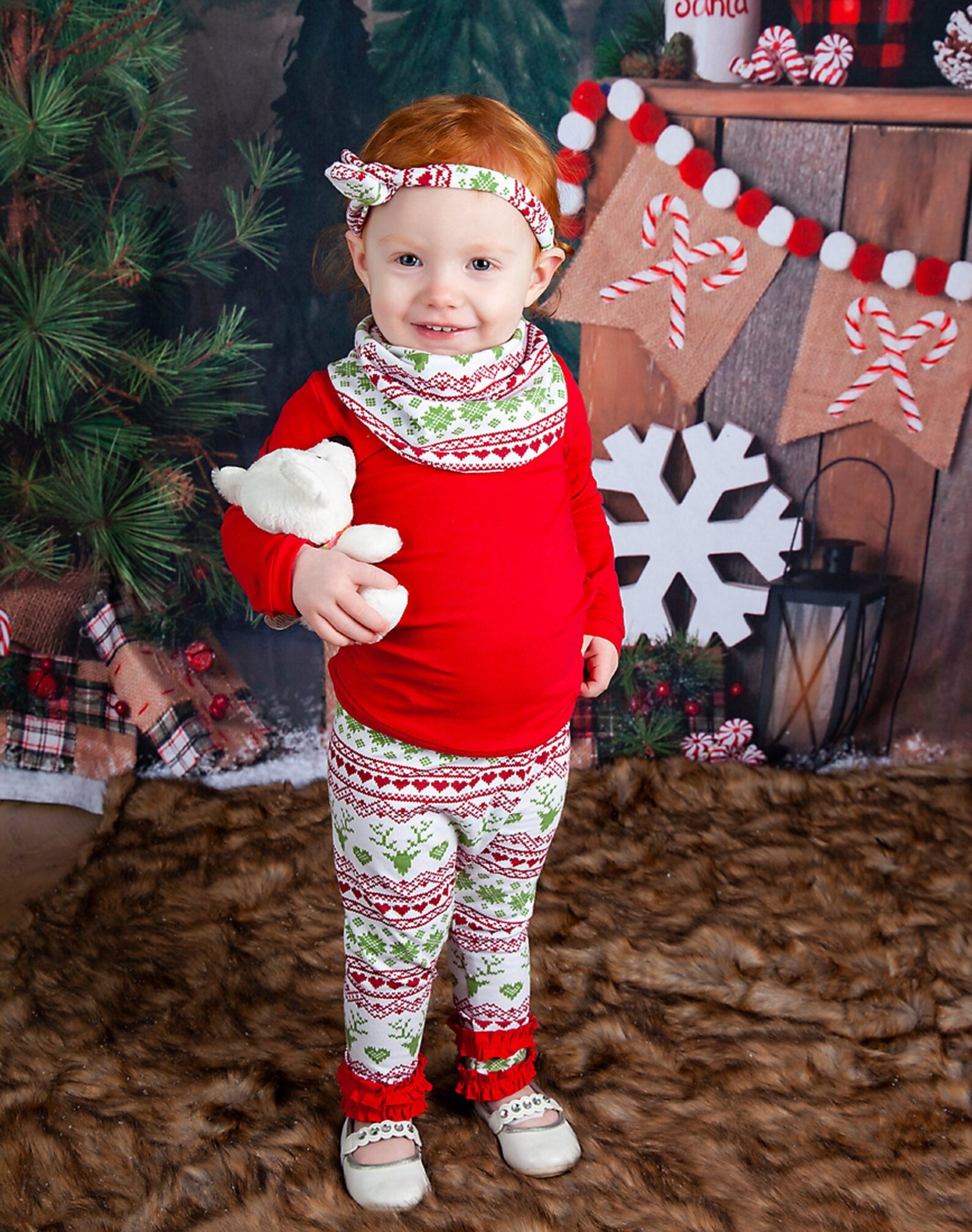 Baby Girl Christmas Outfit Toddler Girl Christmas Outfit Etsy
