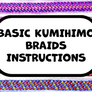Basic kumihimo braids instructions booklet ⎮ Digital copy