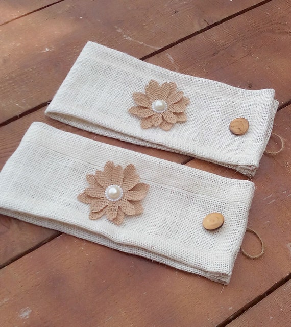 Ivory Burlap Tie Backs Curtain Tie Backs Drape Tie Backs Etsy