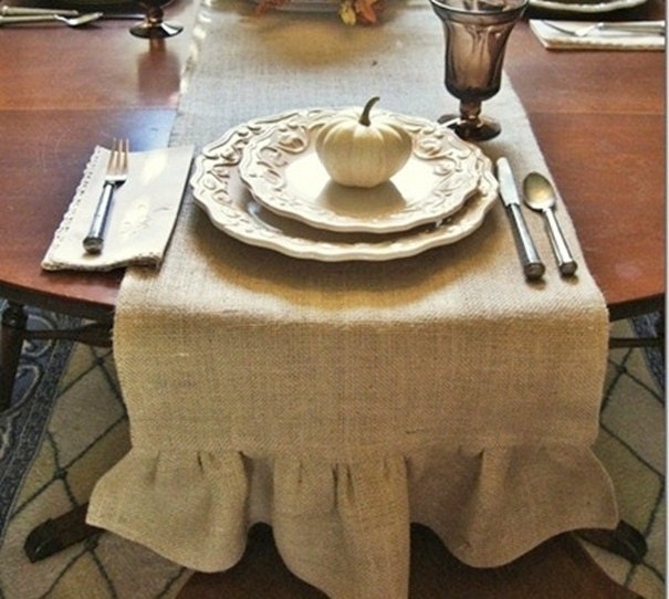 Burlap Runner Hessian Table Runner Wedding Decor Rustic Etsy