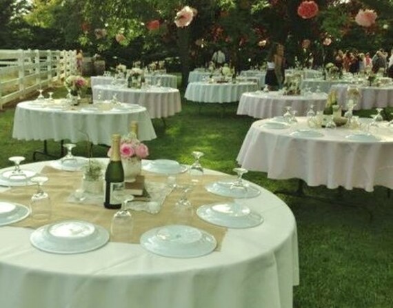 Burlap Table Toppers Burlap Table Decor Burlap Wedding Etsy