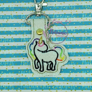Unicorn Fob - EMBROIDERY FILE