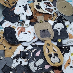 Dog Breed Fob Collection - Set 1 - 41+ breed types - EMBROIDERY FILES
