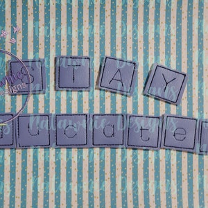 Alphabet Cards - 5x7 -- EMBROIDERY FILE