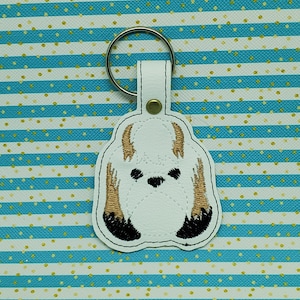 Shih Tzu Key Fob - EMBROIDERY FILE
