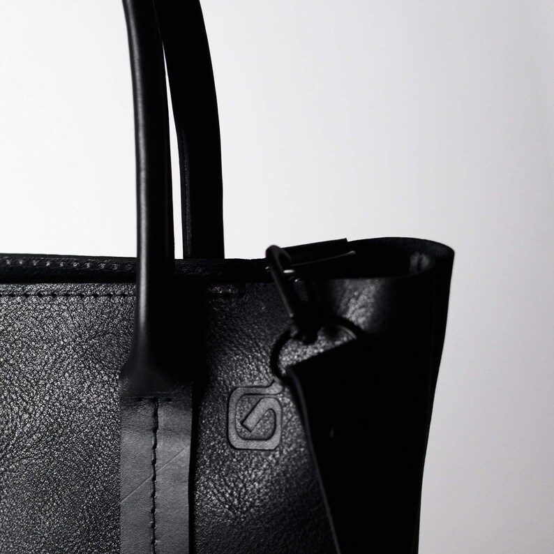 FREE Express shipping leather tote bag everyday tote simple Etsy