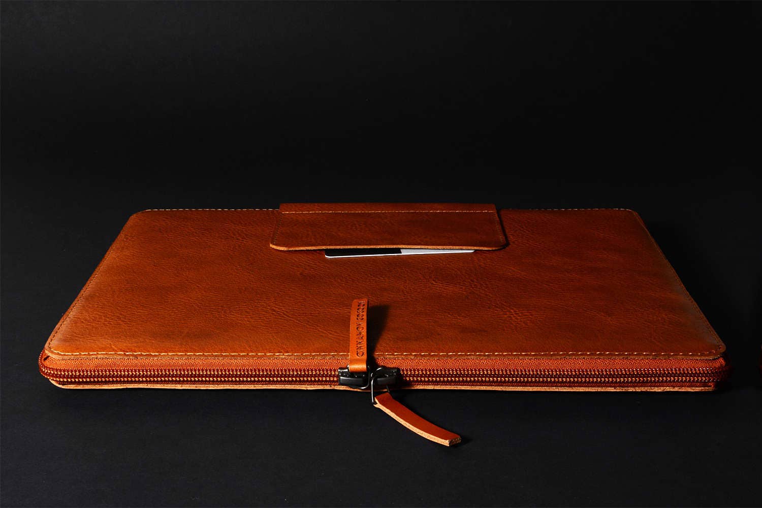 Chromebook Leather Sleeve Folio Custom Monogrammed Gifts for Men//DRAFTSMAN 2 Dark Brown Google Pixelbook Leather Case Mens Case With Google Pen Holder 