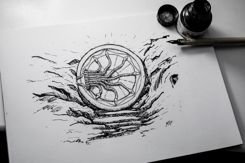 The Chamber of Secrets Illustration Print Wall Art - Etsy Denmark