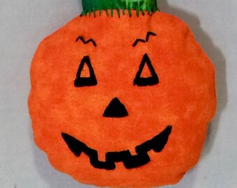 OOAK Hand-made Pumpkin Face Jack-o-Lantern ornament