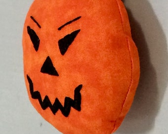 OOAK Hand-made Pumpkin Face Scary Jack-o-Lantern ornament