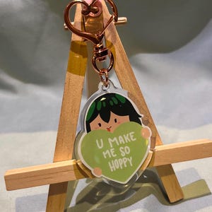 MHA Girls Sweeheart Keychains