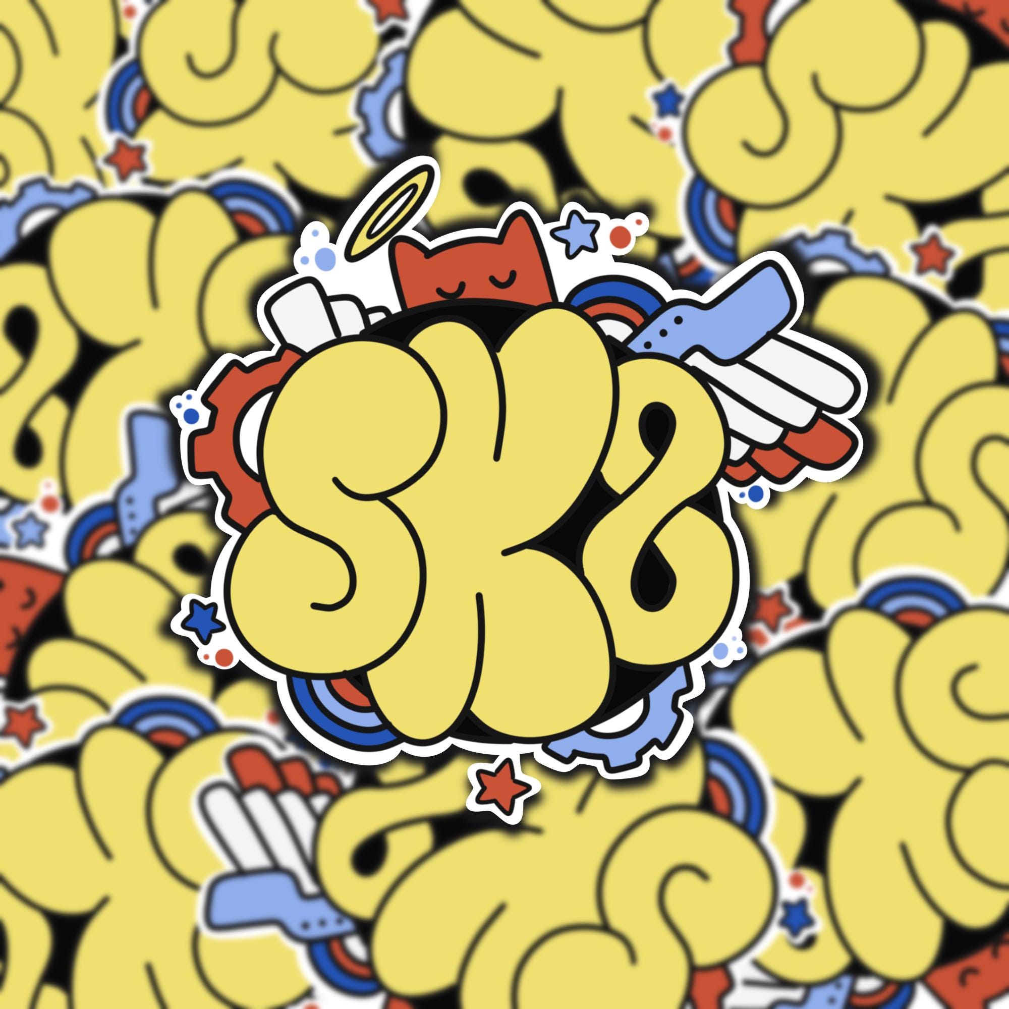 Sk8 the Infinity Graffiti Stickers - Etsy Israel