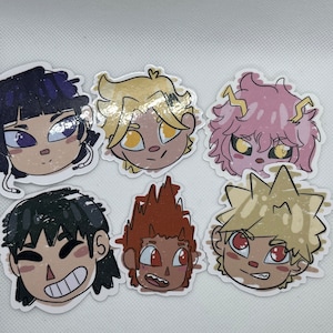 Bakusquad Crayon Scribble Stickers