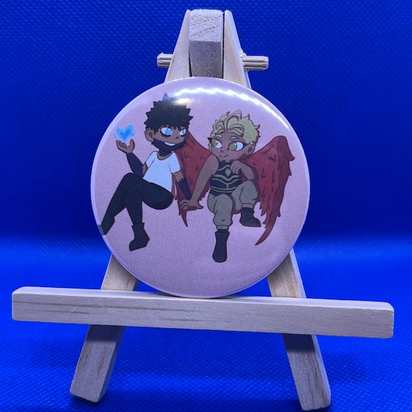 2.25 Inch Hawks and Dabi Button