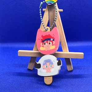 Reki and Langa Dango Keychain