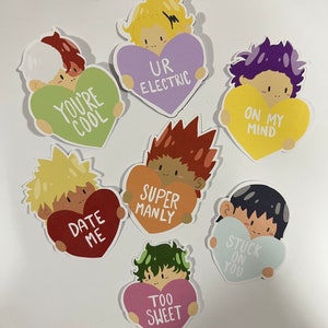 My Hero Sweetheart Stickers